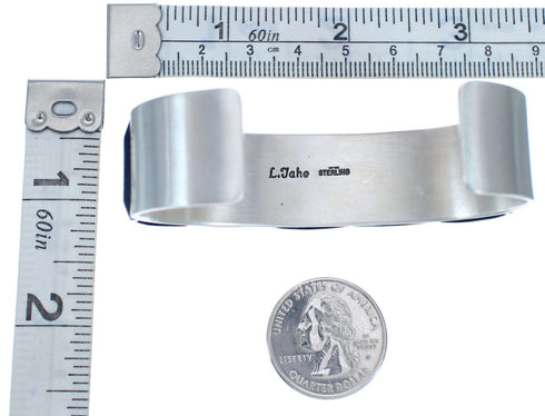 Patterned Navajo Genuine Sterling Silver Cuff Bracelet CB118198
